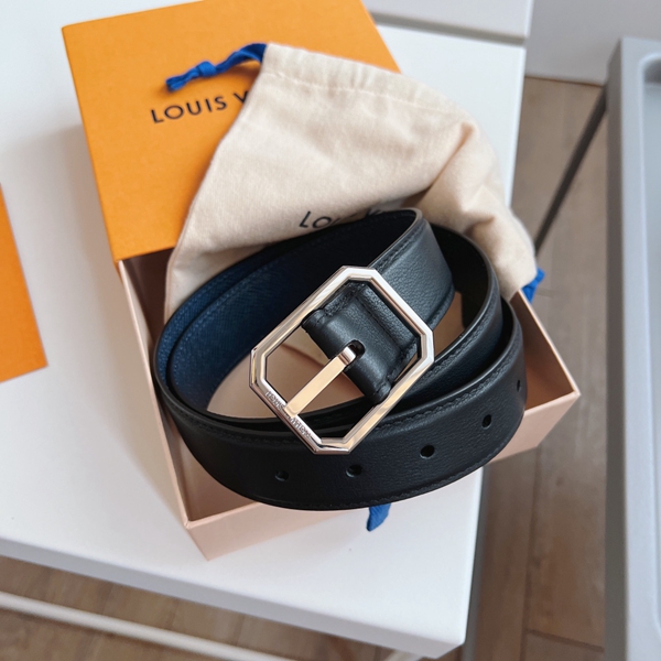 ルイヴィトンベルト角部分ディテール